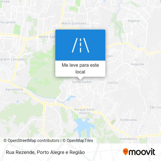 Rua Rezende mapa