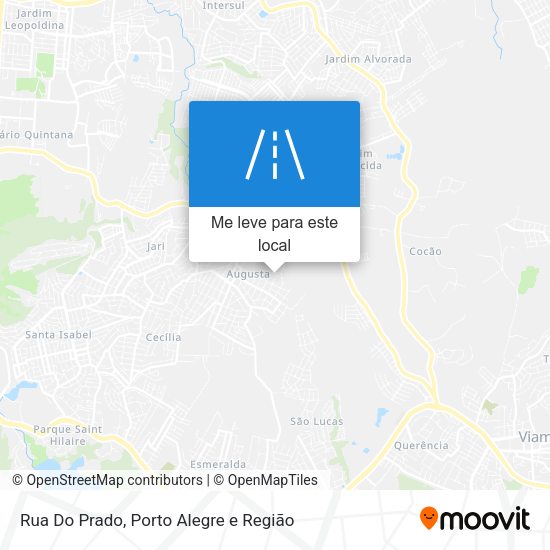 Rua Do Prado mapa