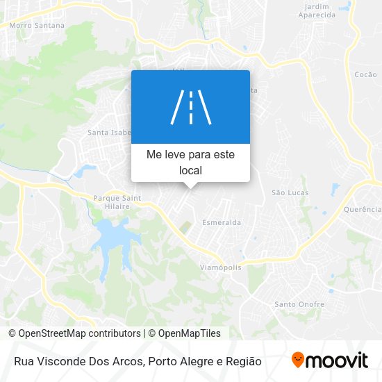 Rua Visconde Dos Arcos mapa
