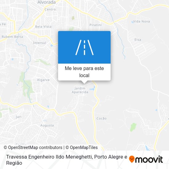 Travessa Engenheiro Ildo Meneghetti mapa