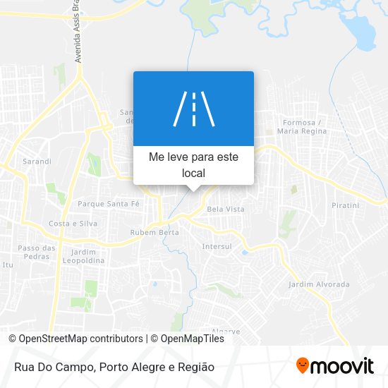 Rua Do Campo mapa