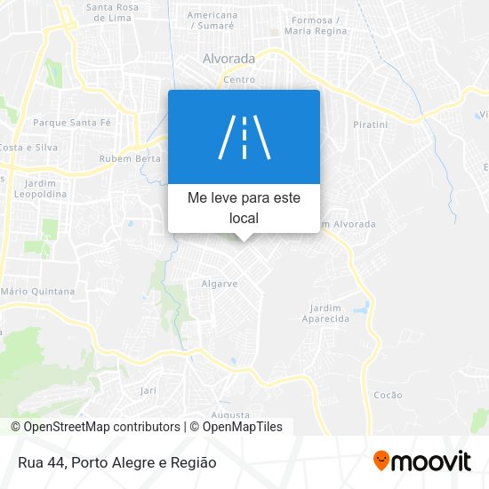 Rua 44 mapa