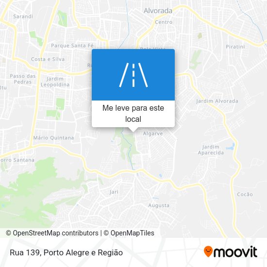 Rua 139 mapa