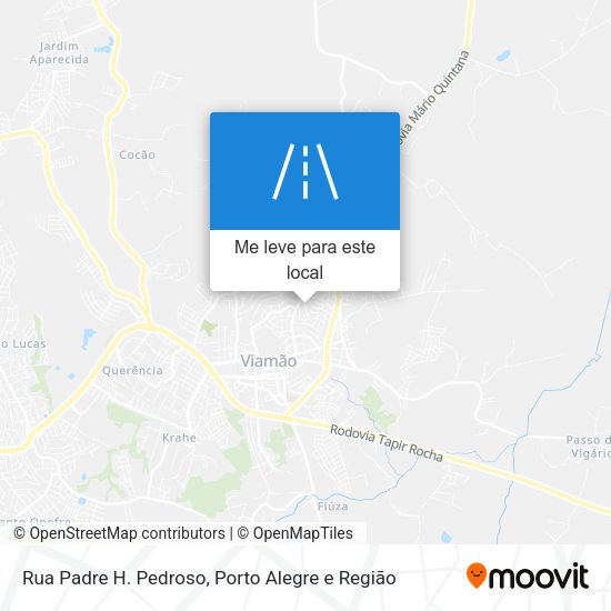 Rua Padre H. Pedroso mapa