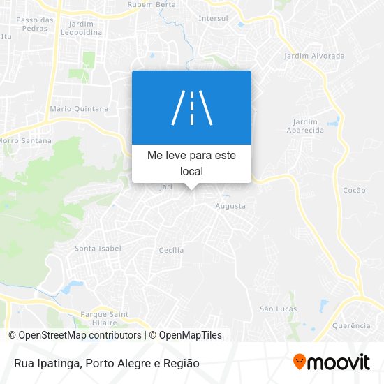 Rua Ipatinga mapa