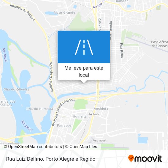 Rua Luiz Delfino mapa
