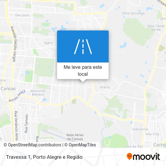 Travessa 1 mapa