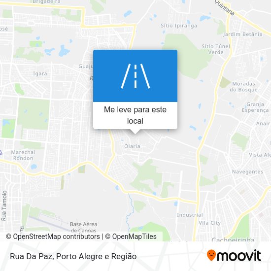 Rua Da Paz mapa