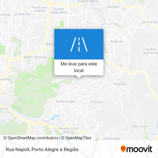 Rua Napoli mapa
