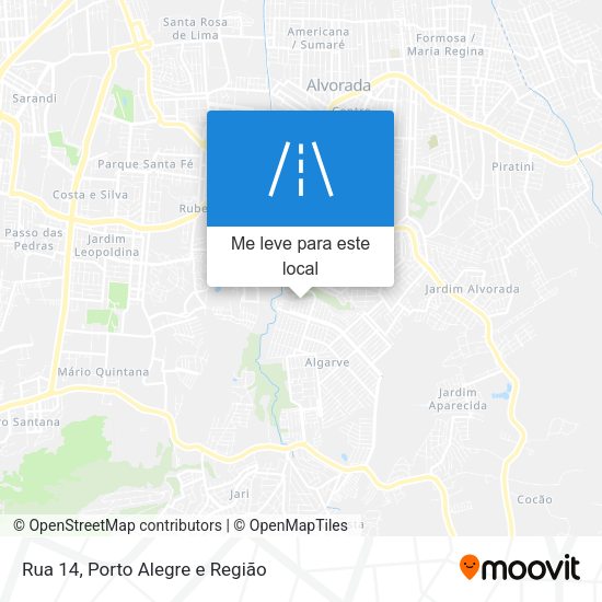 Rua 14 mapa
