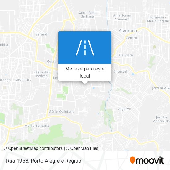 Rua 1953 mapa
