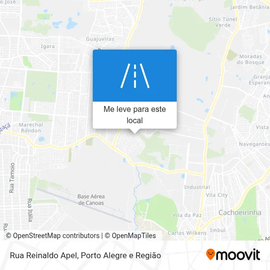 Rua Reinaldo Apel mapa