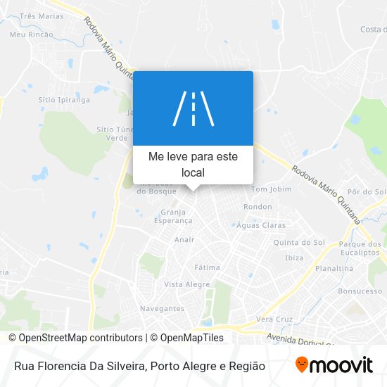 Rua Florencia Da Silveira mapa