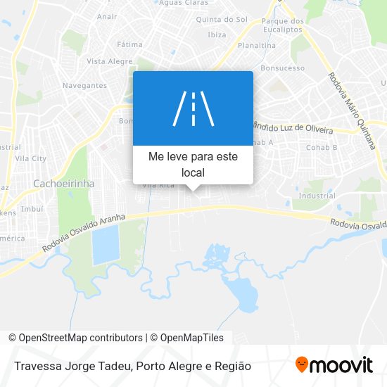 Travessa Jorge Tadeu mapa