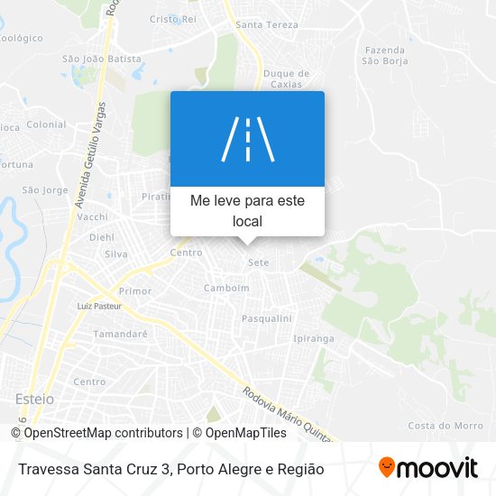 Travessa Santa Cruz 3 mapa