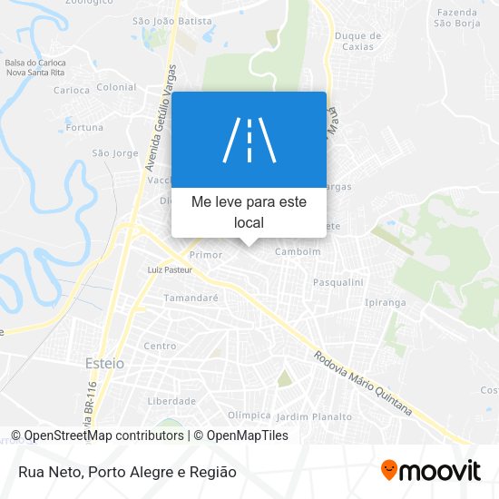Rua Neto mapa