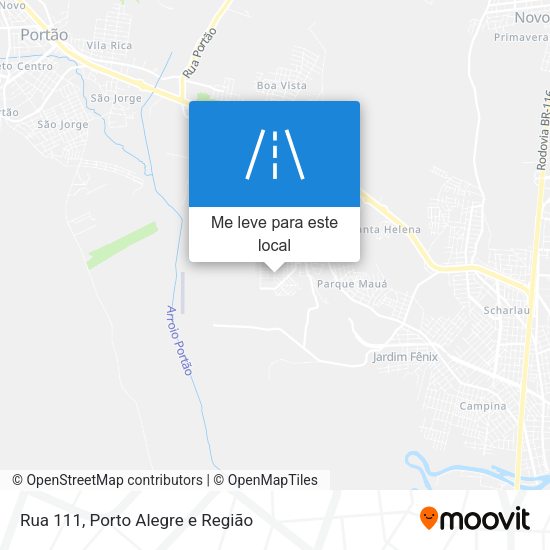 Rua 111 mapa