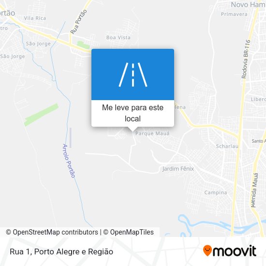 Rua 1 mapa