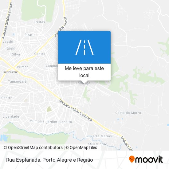 Rua Esplanada mapa