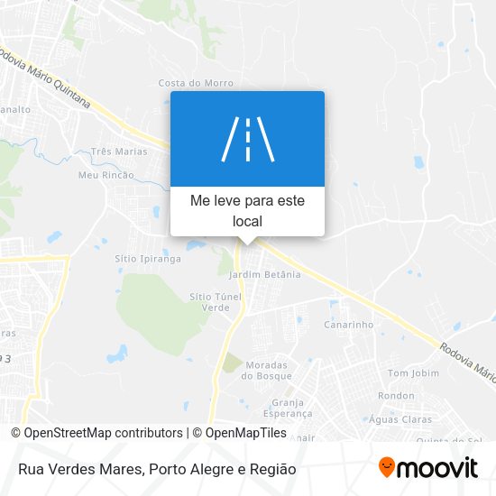 Rua Verdes Mares mapa