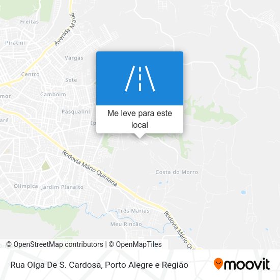 Rua Olga De S. Cardosa mapa