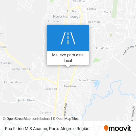 Rua Firino M S Acauan mapa