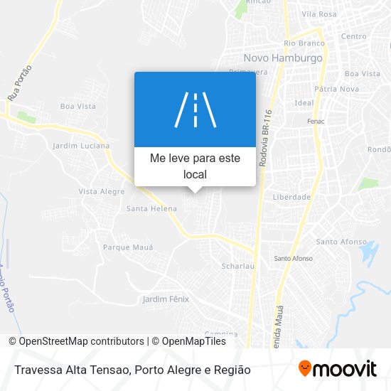 Travessa Alta Tensao mapa
