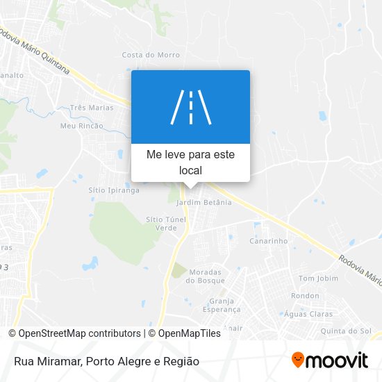 Rua Miramar mapa