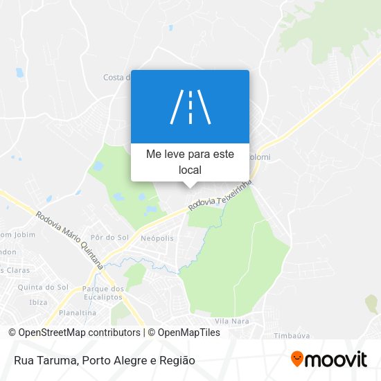 Rua Taruma mapa