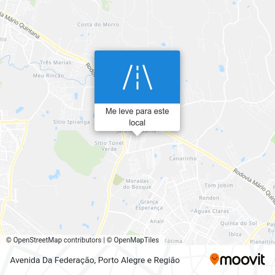 Avenida Da Federação mapa