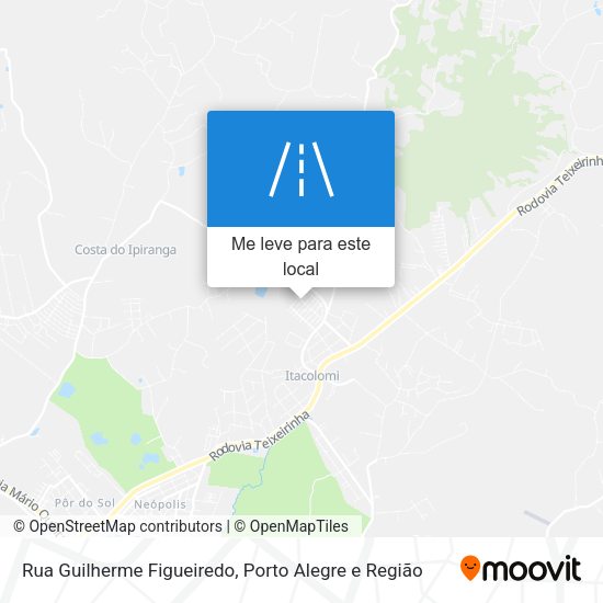 Rua Guilherme Figueiredo mapa