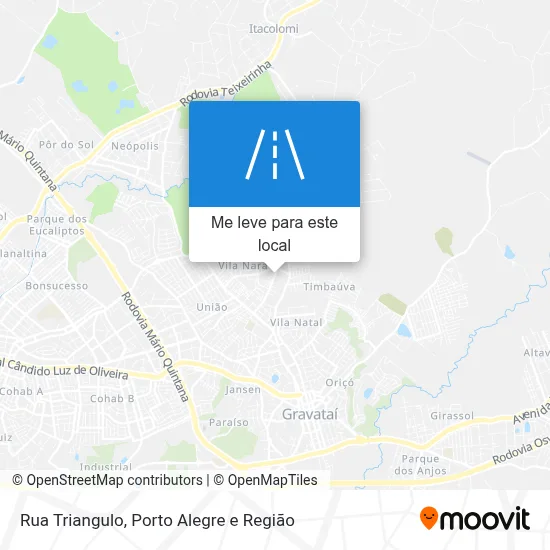Rua Triangulo mapa