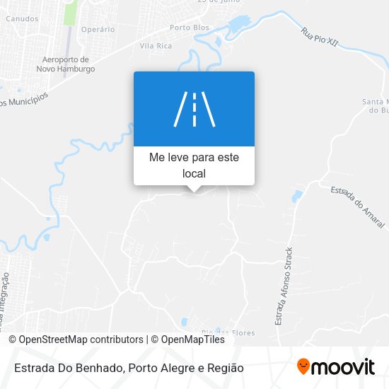 Estrada Do Benhado mapa