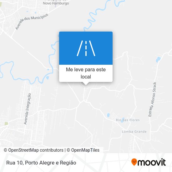 Rua 10 mapa