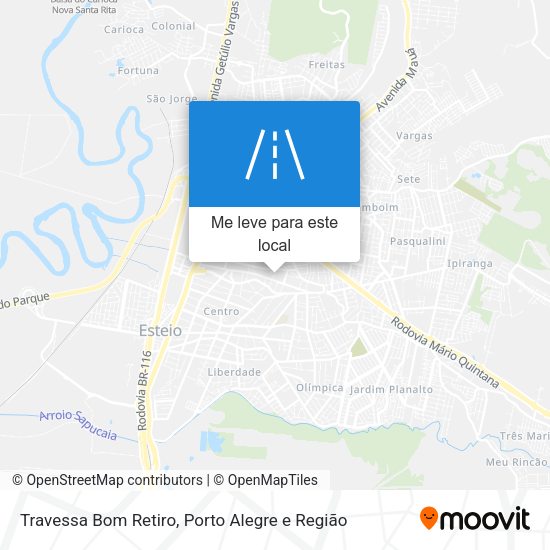 Travessa Bom Retiro mapa