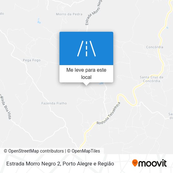 Estrada Morro Negro 2 mapa