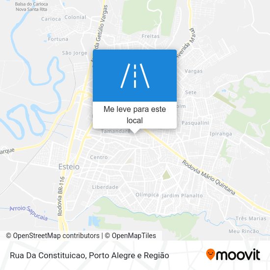 Rua Da Constituicao mapa