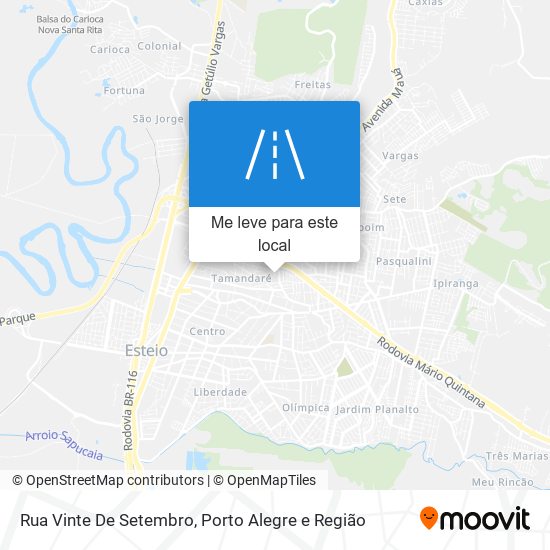 Rua Vinte De Setembro mapa