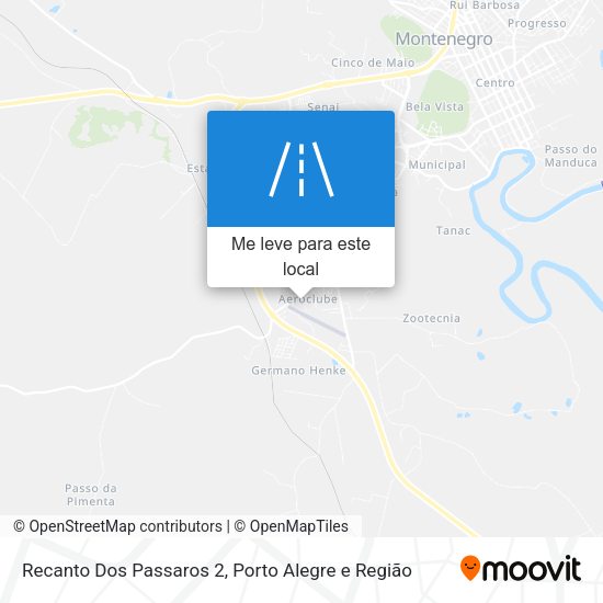 Recanto Dos Passaros 2 mapa