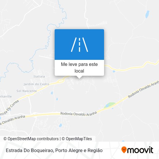 Estrada Do Boqueirao mapa