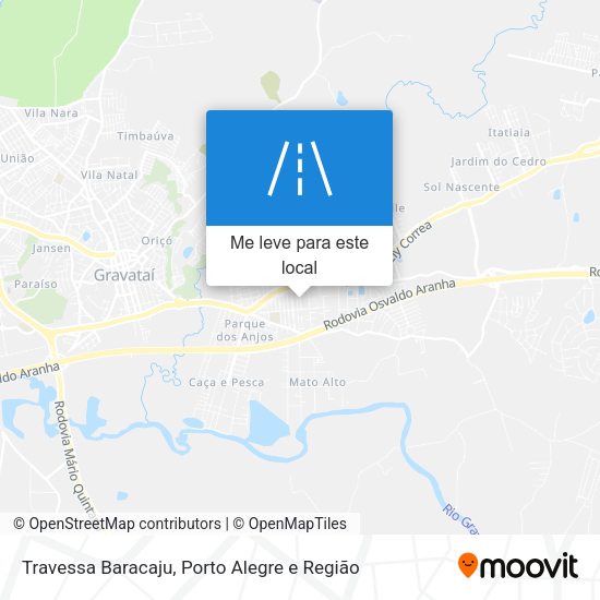 Travessa Baracaju mapa