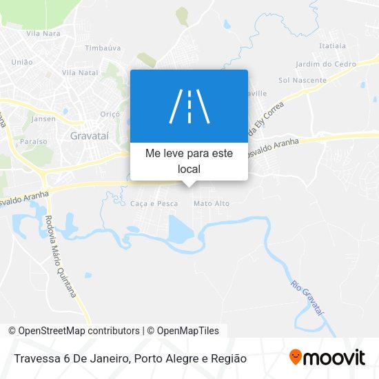 Travessa 6 De Janeiro mapa