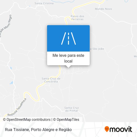 Rua Tissiane mapa