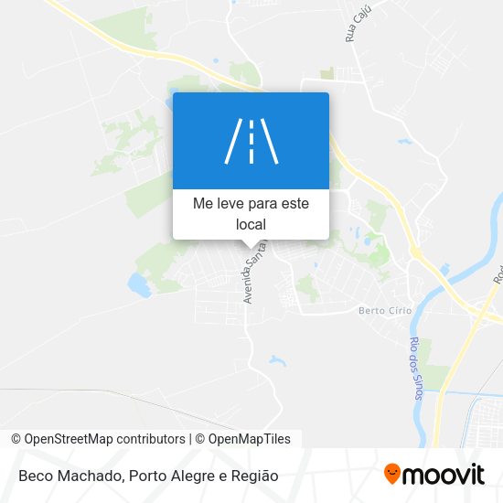 Beco Machado mapa