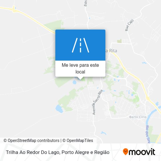 Trilha Ao Redor Do Lago mapa