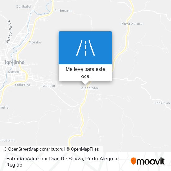Estrada Valdemar Dias De Souza mapa