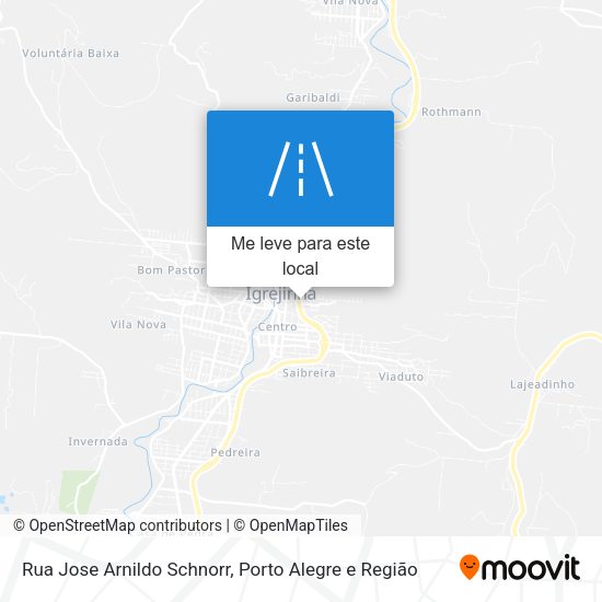 Rua Jose Arnildo Schnorr mapa