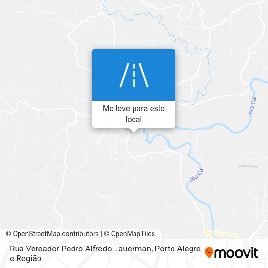 Rua Vereador Pedro Alfredo Lauerman mapa