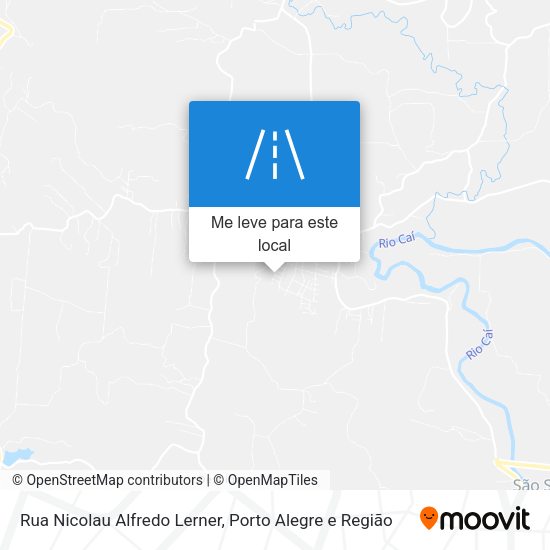 Rua Nicolau Alfredo Lerner mapa