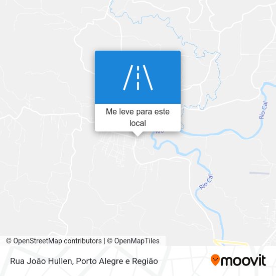 Rua João Hullen mapa